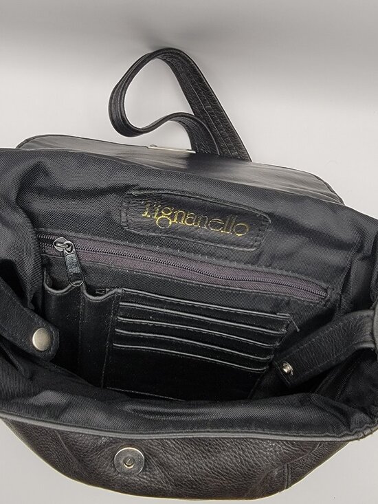 Tignanello Leather Backpack Black main image 4